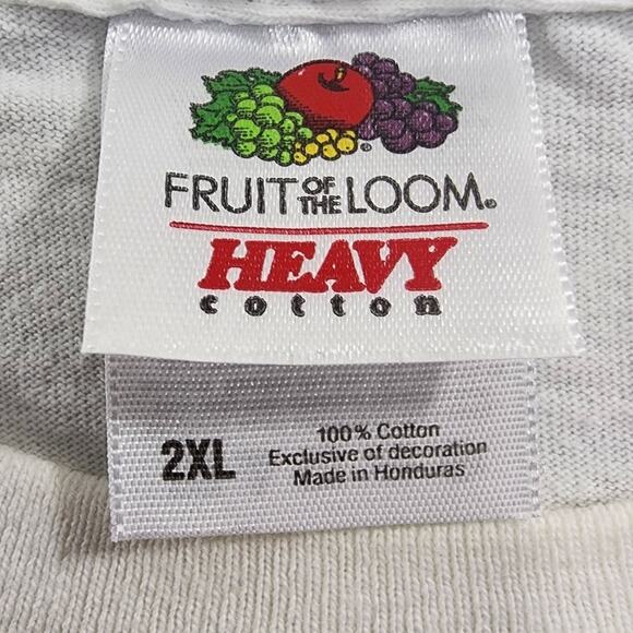 Vintage 90s Fruit of the Loom St Patrick's Day Graphic Tee Size 2XL Lucky Clover - Picture 5 of 10